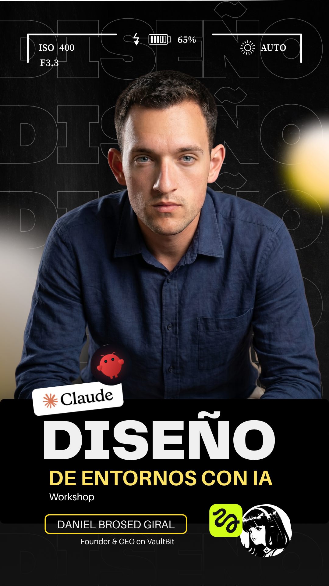Workshop de diseño de entornos con IA, con Daniel Brosed Giral