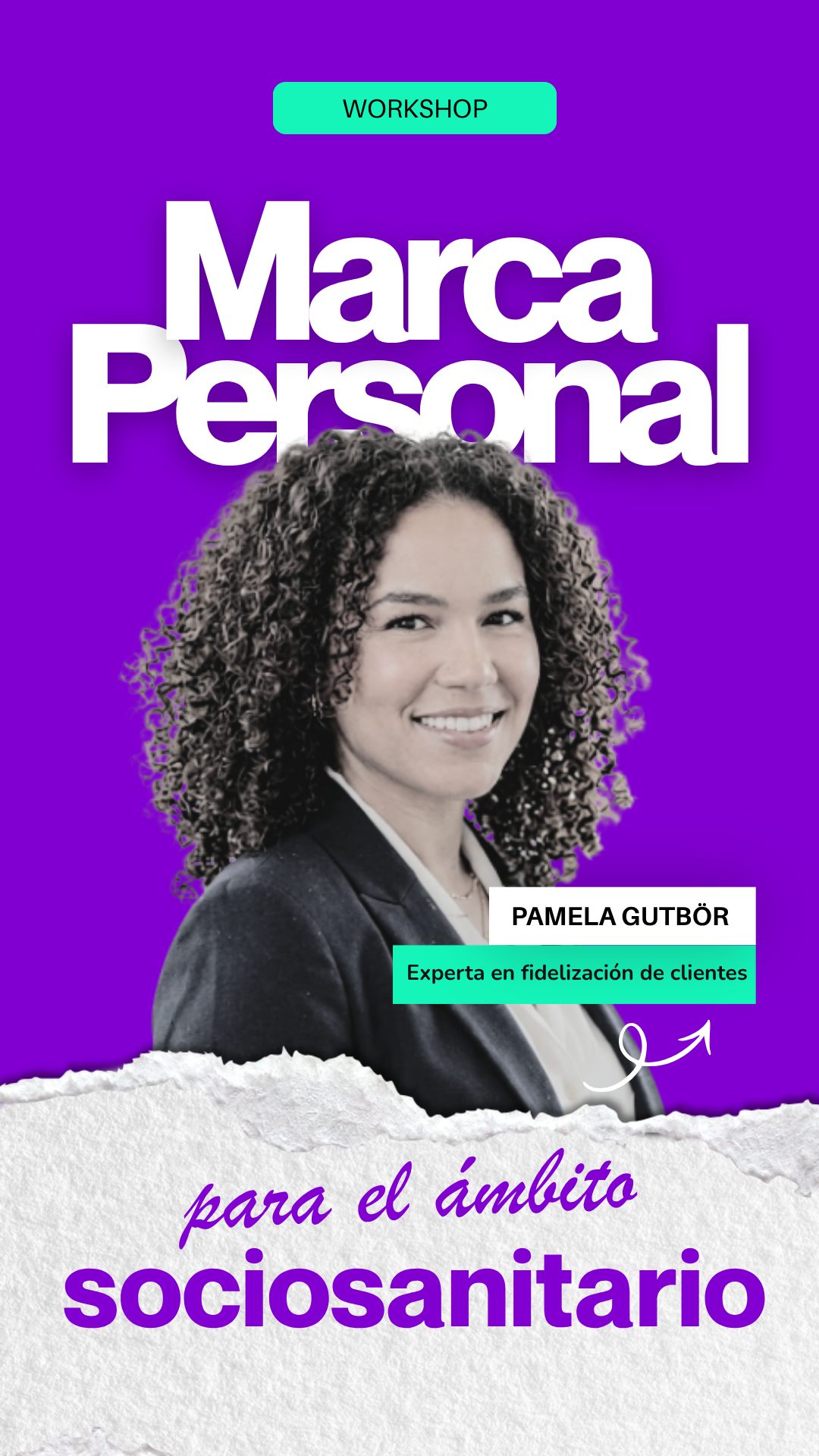 Workshop de marca personal sociosanitaria, con Pamela